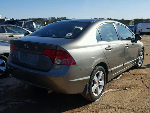 1HGFA168X8L060101 - 2008 HONDA CIVIC EX GRAY photo 4