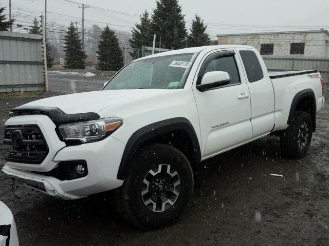 5TFSZ5AN7GX021354 - 2016 TOYOTA TACOMA ACC WHITE photo 2