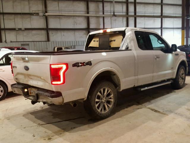 1FTFX1EG2HFB68460 - 2017 FORD F150 SUPER WHITE photo 4