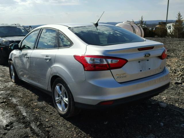 1FADP3F24DL288218 - 2013 FORD FOCUS SE SILVER photo 3