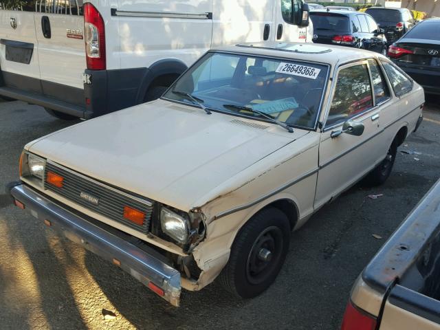 JN1PB04S6B9242202 - 1981 DATSUN B210 DELUX BEIGE photo 2