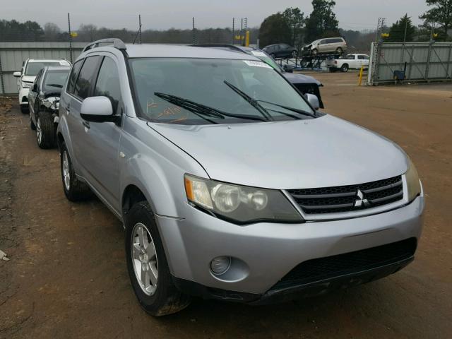 JA4MT31X97Z001153 - 2007 MITSUBISHI OUTLANDER SILVER photo 1