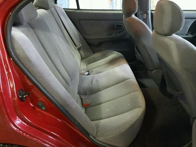 KMHDN46D84U921347 - 2004 HYUNDAI ELANTRA GL RED photo 6