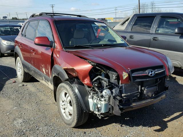 KM8JN72D26U374105 - 2006 HYUNDAI TUCSON GLS RED photo 1