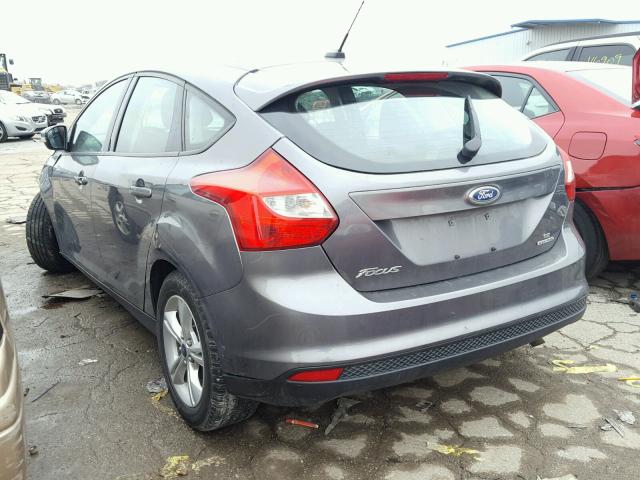 1FADP3K23DL306178 - 2013 FORD FOCUS SE GRAY photo 3