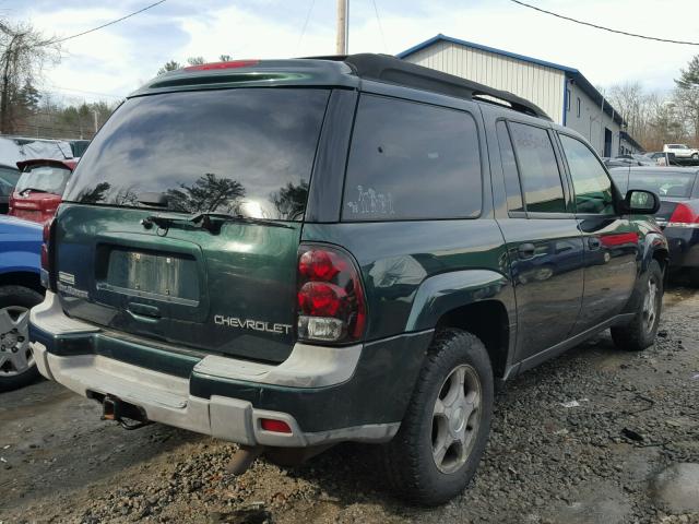 1GNET16SX46172901 - 2004 CHEVROLET TRAILBLAZE GREEN photo 4