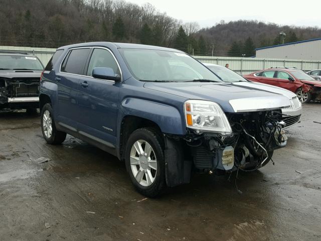 2GKFLREK8C6299138 - 2012 GMC TERRAIN SL BLUE photo 1