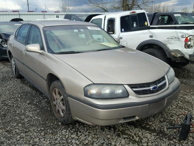 2G1WF52E539372838 - 2003 CHEVROLET IMPALA BEIGE photo 1