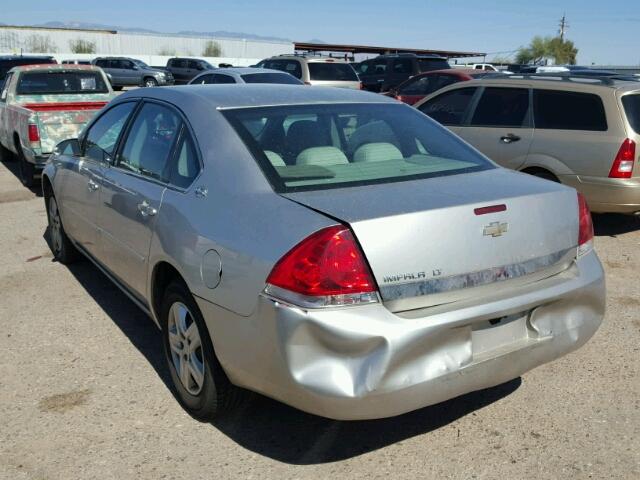 2G1WT58KX69404306 - 2006 CHEVROLET IMPALA LT SILVER photo 3