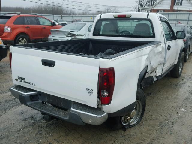 1GCCS149478220906 - 2007 CHEVROLET COLORADO WHITE photo 4