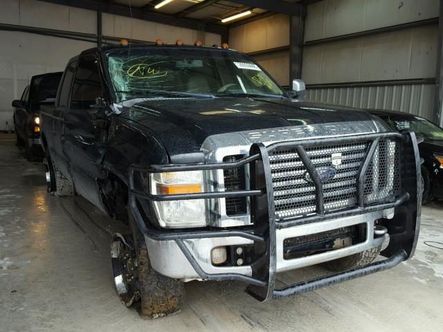 1FTSW21R28ED20225 - 2008 FORD F250 SUPER BLACK photo 1