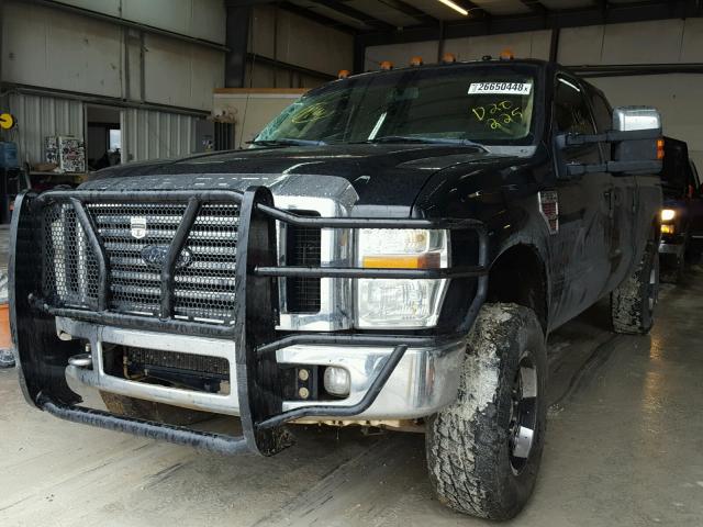 1FTSW21R28ED20225 - 2008 FORD F250 SUPER BLACK photo 2