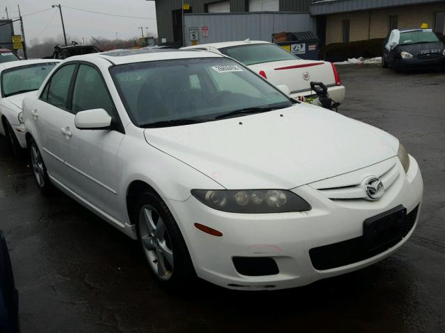 1YVHP80CX75M01652 - 2007 MAZDA 6 I WHITE photo 1