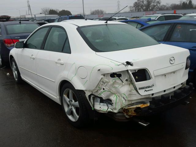 1YVHP80CX75M01652 - 2007 MAZDA 6 I WHITE photo 3