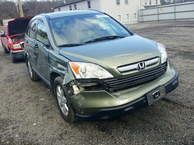 JHLRE48557C059461 - 2007 HONDA CR-V EX GREEN photo 1