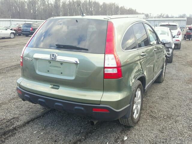 JHLRE48557C059461 - 2007 HONDA CR-V EX GREEN photo 4