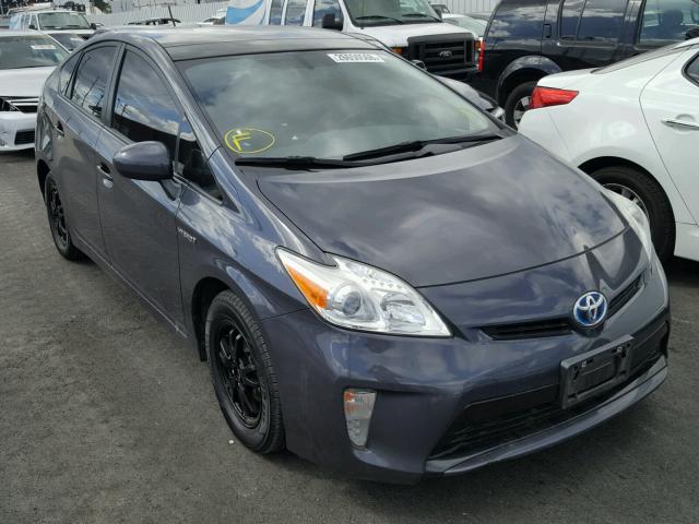 JTDKN3DU8C5495810 - 2012 TOYOTA PRIUS BLACK photo 1