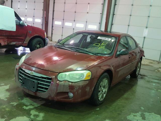 1C3EL66RX6N113282 - 2006 CHRYSLER SEBRING LI RED photo 2