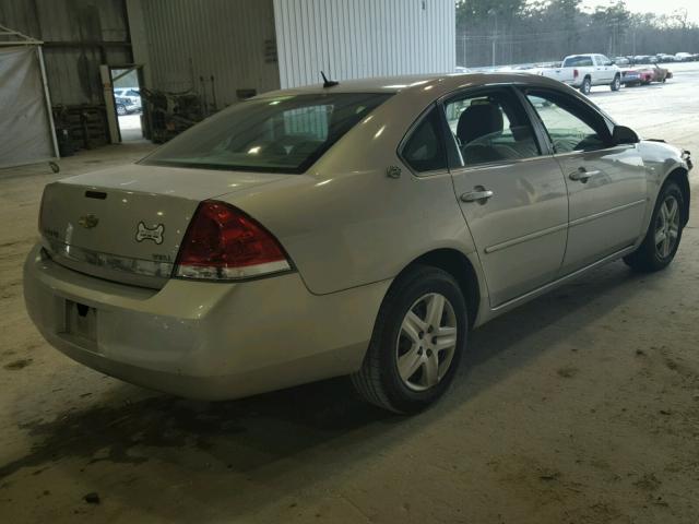 2G1WB58K869290177 - 2006 CHEVROLET IMPALA LS SILVER photo 4