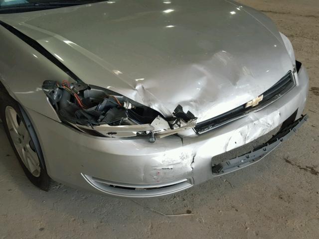 2G1WB58K869290177 - 2006 CHEVROLET IMPALA LS SILVER photo 9