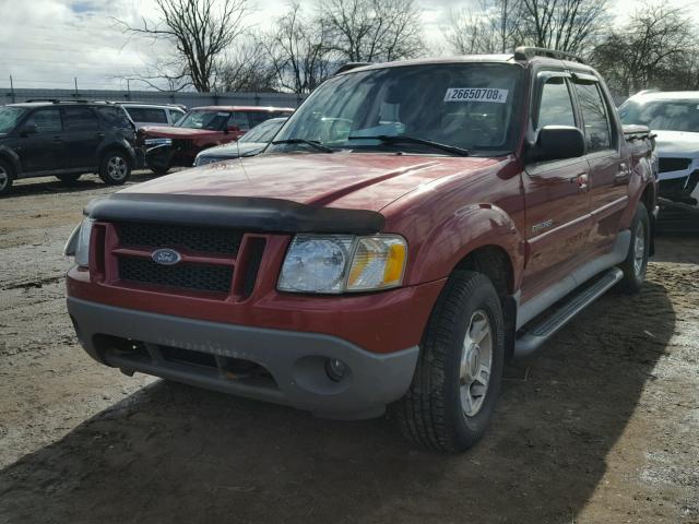1FMZU77E53UB07317 - 2003 FORD EXPLORER S BURGUNDY photo 2