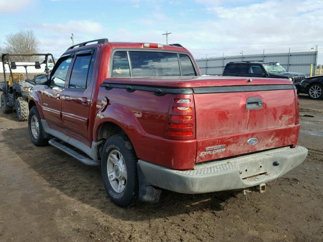 1FMZU77E53UB07317 - 2003 FORD EXPLORER S BURGUNDY photo 3