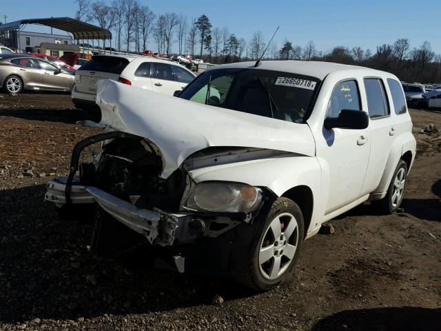 3GNDA13DX8S616724 - 2008 CHEVROLET HHR LS WHITE photo 2