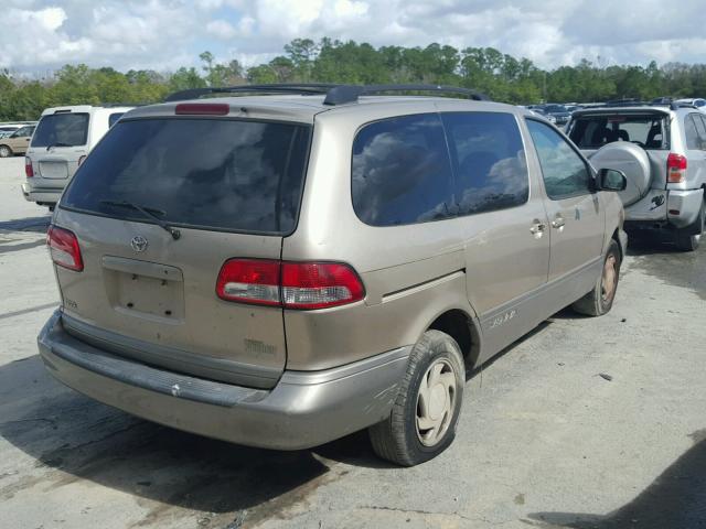 4T3ZF13C92U484041 - 2002 TOYOTA SIENNA LE GOLD photo 4