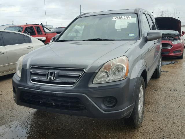 JHLRD68826C015988 - 2006 HONDA CR-V EX GRAY photo 2