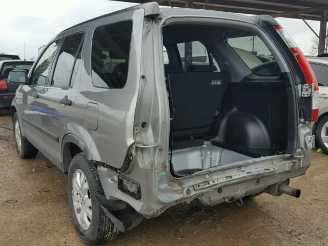 JHLRD68826C015988 - 2006 HONDA CR-V EX GRAY photo 3