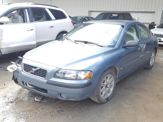 YV1RS59V342420417 - 2004 VOLVO S60 2.5T BLUE photo 2