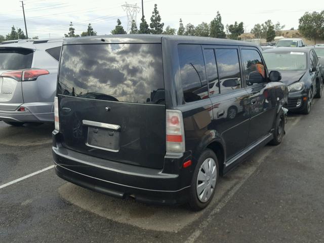 JTLKT324564124837 - 2006 TOYOTA SCION XB 黑色 照片 4