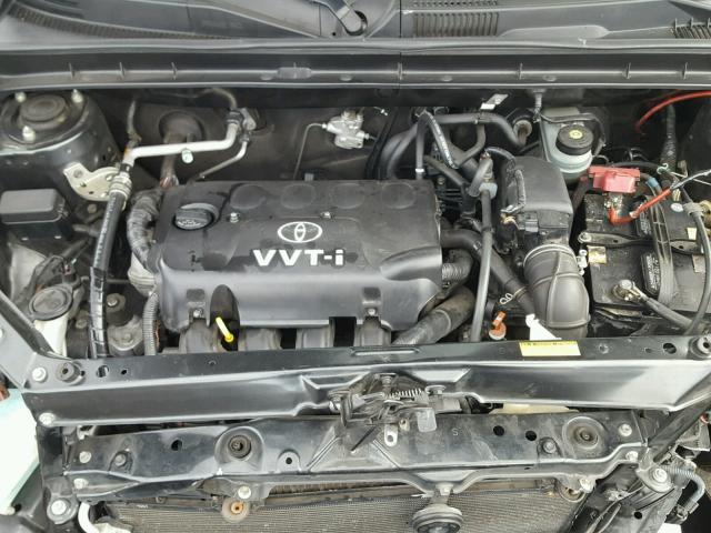 JTLKT324564124837 - 2006 TOYOTA SCION XB BLACK photo 7