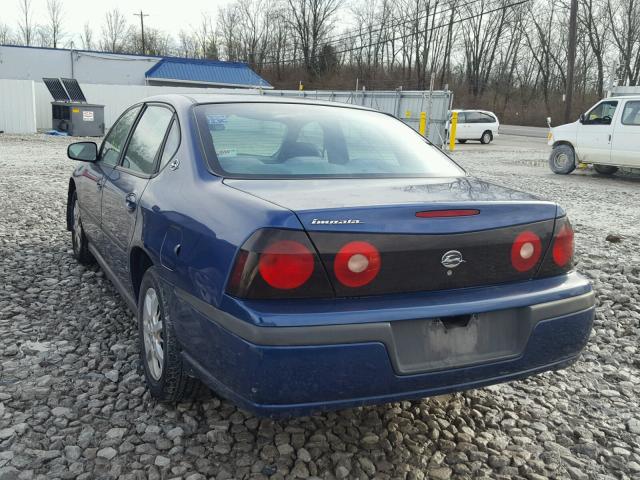 2G1WF52E959113899 - 2005 CHEVROLET IMPALA 蓝色 照片 3