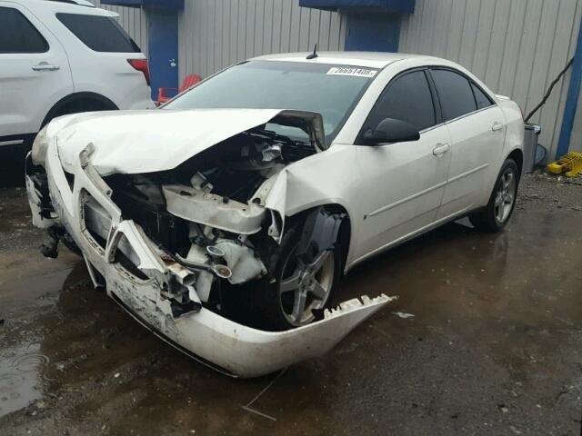 1G2ZG57N984182257 - 2008 PONTIAC G6 BASE WHITE photo 2