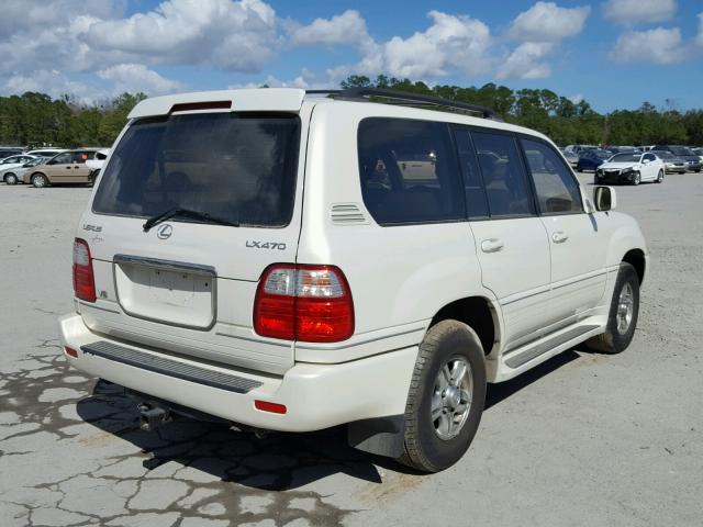 JTJHT00W213504674 - 2001 LEXUS LX 470 CREAM photo 4