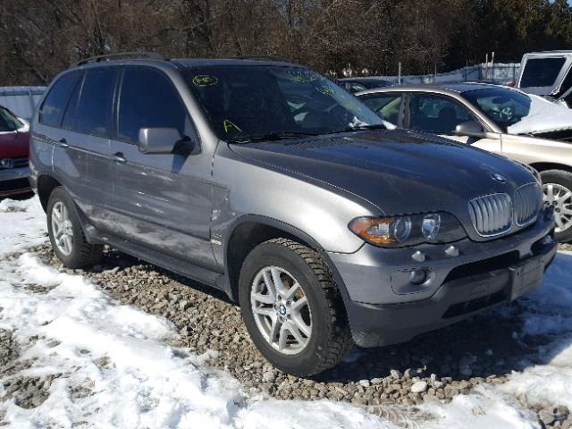 5UXFA13555LY01662 - 2005 BMW X5 3.0I GRAY photo 1