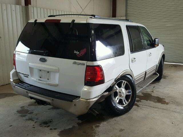 1FMRU17W64LA02413 - 2004 FORD EXPEDITION WHITE photo 4