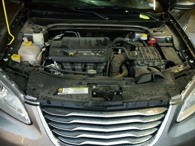 1C3CCBBB9CN226578 - 2012 CHRYSLER 200 TOURIN CHARCOAL photo 7