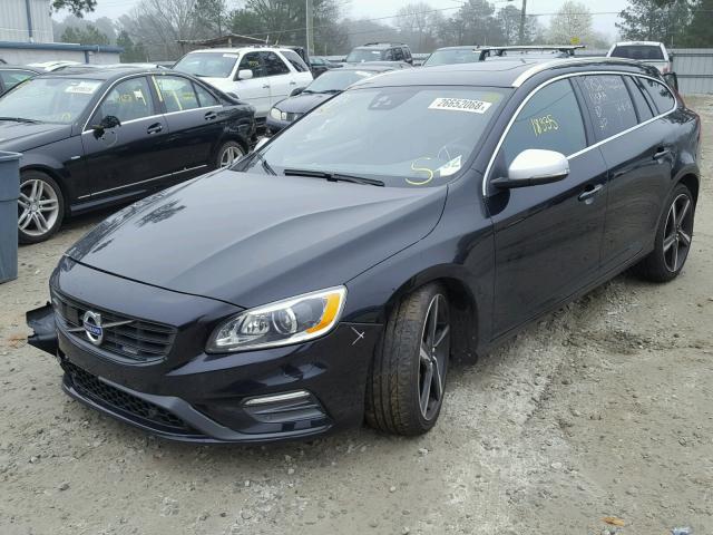 YV1902SS4F1251053 - 2015 VOLVO V60 R DESI BLACK photo 2