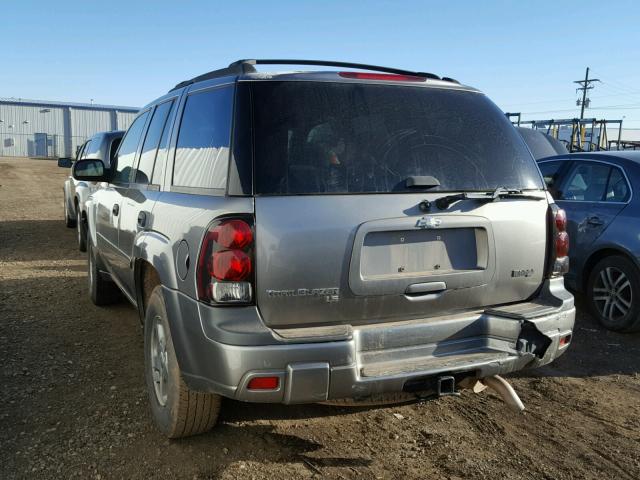 1GNDT13S462103339 - 2006 CHEVROLET TRAILBLAZE GRAY photo 3