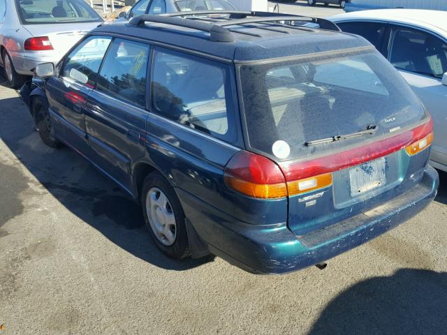 4S3BK6350S6345686 - 1995 SUBARU LEGACY L/O GREEN photo 3