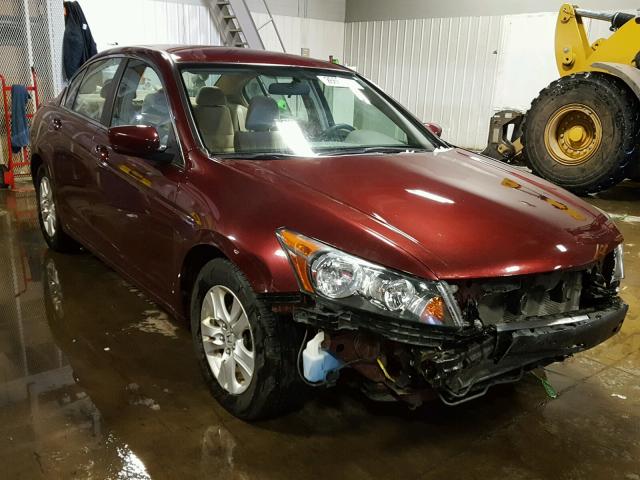 1HGCP26479A023606 - 2009 HONDA ACCORD LXP BURGUNDY photo 1