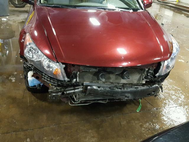 1HGCP26479A023606 - 2009 HONDA ACCORD LXP BURGUNDY photo 9