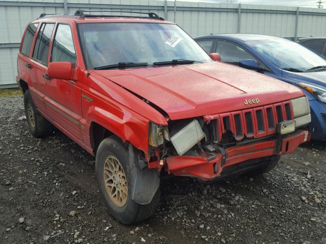 1J4GZ78S0SC628638 - 1995 JEEP GRAND CHER RED photo 1