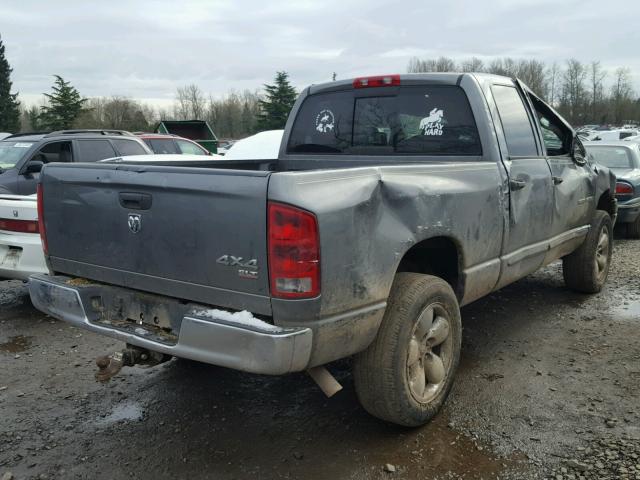 1D7HU18D15S291260 - 2005 DODGE RAM 1500 S GRAY photo 4