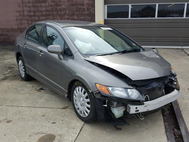 1HGFA16568L031989 - 2008 HONDA CIVIC LX GRAY photo 1