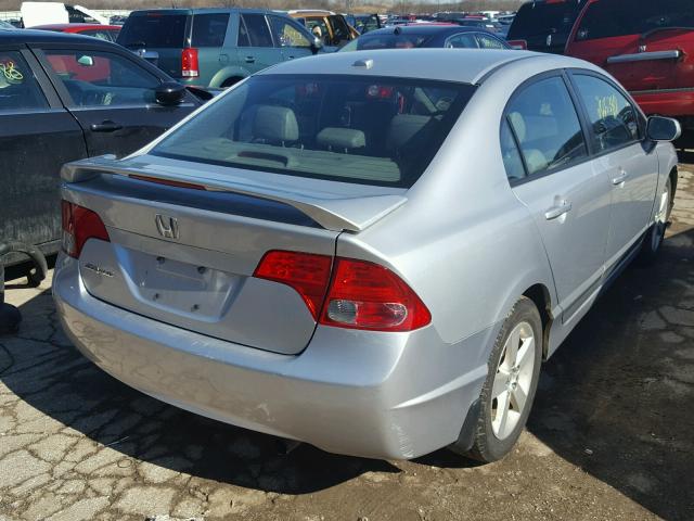 1HGFA169X8L104252 - 2008 HONDA CIVIC EXL ვერცხლისფერი ფოტო 4