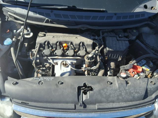 1HGFA169X8L104252 - 2008 HONDA CIVIC EXL ვერცხლისფერი ფოტო 7