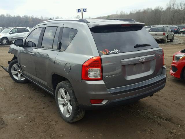 1C4NJDBB6DD190488 - 2013 JEEP COMPASS SP GRAY photo 3